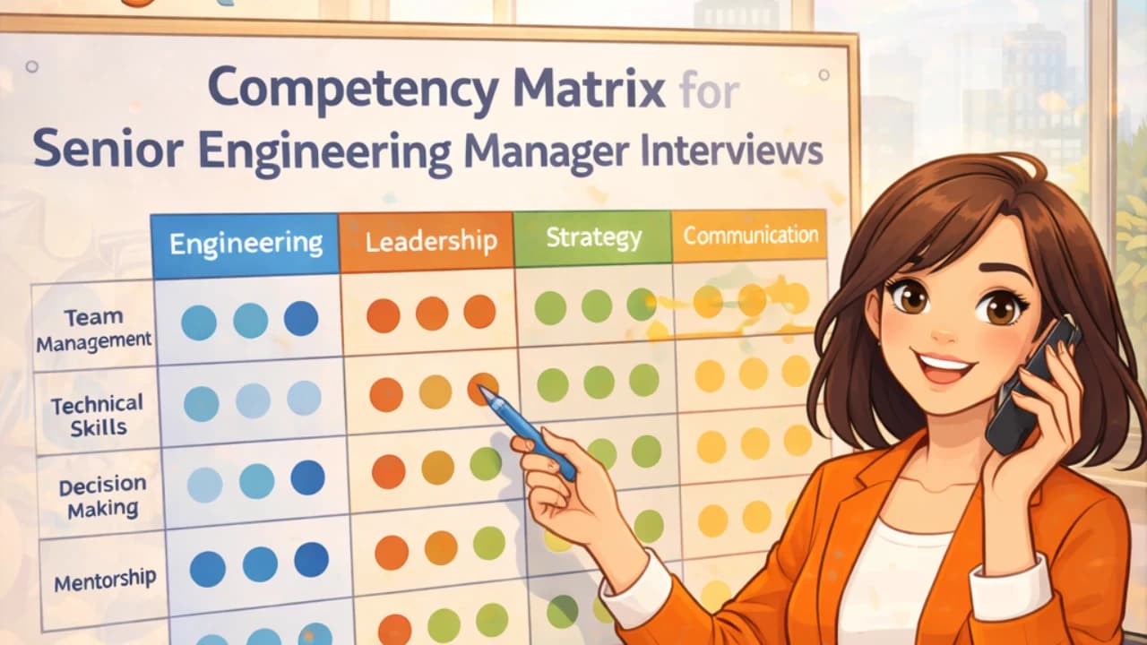 Competency Matrix for Senior Engineering Manager Interviews - Free Template
