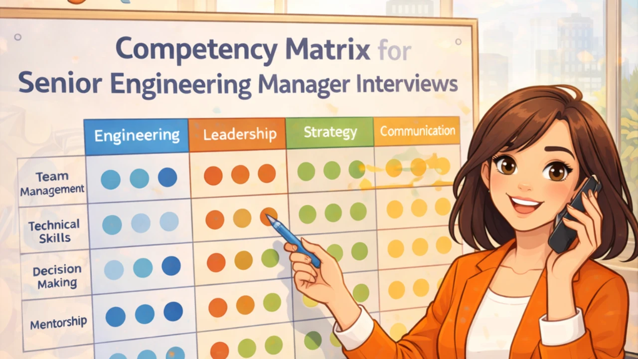 Competency Matrix for Senior Engineering Manager Interviews - Free Template